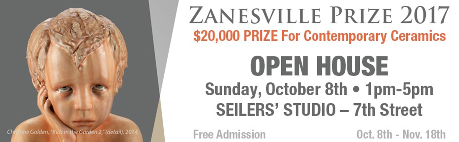 Seilers' Studio and Gallery is host for the The Zanesville Prize for Contemporary Ceramics. Here is a look at the billboards.